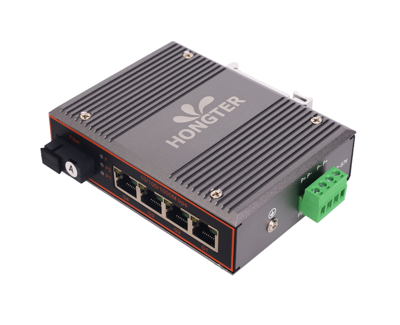 非網管千兆1光4電POE工業級交換機 